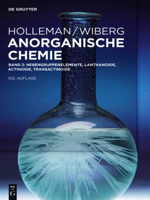 cover image of Nebengruppenelemente, Lanthanoide, Actinoide, Transactinoide, Band 2